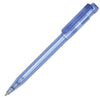 Branded Promotional PIER DIAMOND BALL PEN in Translucent Light Blue Pen From Concept Incentives.