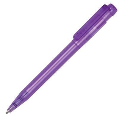 Branded Promotional PIER DIAMOND BALL PEN in Translucent Purple Pen From Concept Incentives.