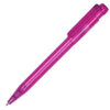 Branded Promotional PIER DIAMOND BALL PEN in Translucent Pink Pen From Concept Incentives.