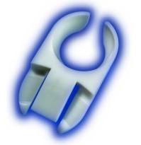 Branded Promotional PARTY PLATE CLIP in White Plate Clip From Concept Incentives.