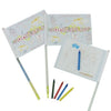 Branded Promotional DOODLE FLAG ACTIVITY TOY Flag From Concept Incentives.