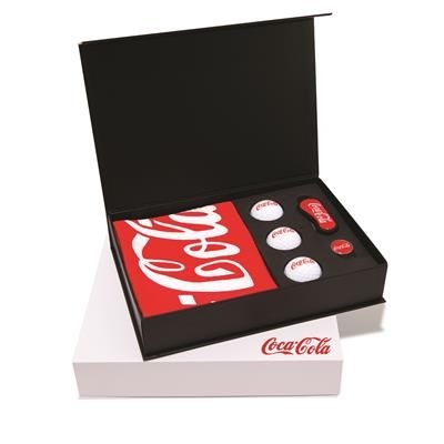 Branded Promotional LUXURY FLIX DS GOLF PRESENTATION GIFT BOX Presentation Box From Concept Incentives.