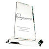 Branded Promotional OPTICAL CRYSTAL GLASS MEDIUM PEAK TROPHY AWARD Award From Concept Incentives.