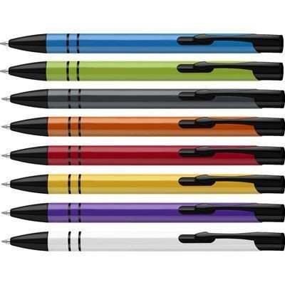 Branded Promotional ELECTRA NOIR BALL PEN Pen From Concept Incentives.