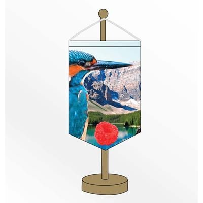 Branded Promotional TABLE PENNANT FLAG Pennant From Concept Incentives.