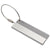 Branded Promotional MATT SILVER METAL LUGGAGE TAG Luggage Tag From Concept Incentives.