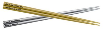 Branded Promotional PERSONALISED BAMBOO CHOPSTICKS SET Chopsticks From Concept Incentives.