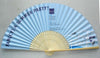 Branded Promotional PAPER AND BAMBOO FOLDING HAND FAN Fan From Concept Incentives.