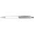 Branded Promotional PEGASUS BALL PEN in White with Silver Trim Pen From Concept Incentives.