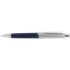 Branded Promotional PEGASUS BALL PEN in Blue with Silver Trim Pen From Concept Incentives.