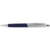 Branded Promotional PEGASUS BALL PEN in Blue with Silver Trim Pen From Concept Incentives.