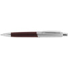 Branded Promotional PEGASUS BALL PEN in Burgundy with Silver Trim Pen From Concept Incentives.