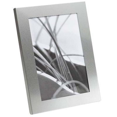 Branded Promotional MATT ALUMINIUM SILVER METAL PHOTO FRAME Photo Frame From Concept Incentives.
