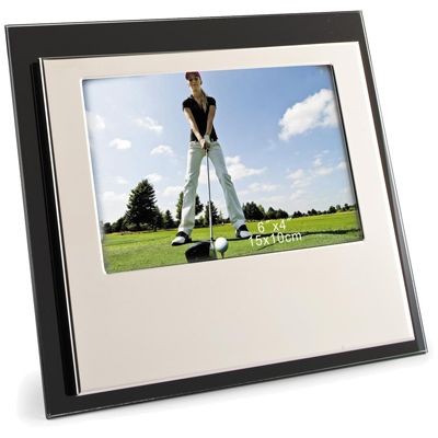 Branded Promotional SILVER PLATED METAL ENGRAVERS PHOTO FRAME Photo Frame From Concept Incentives.