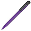 Branded Promotional PIER COLOUR BALL PEN in Purple with Black Trim Pen From Concept Incentives.