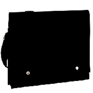 Branded Promotional PIMBI 10OZ CANVAS MESSENGER BAG with Adjustable Strap Handles in Black Bag From Concept Incentives.