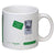 Branded Promotional PINT CERAMIC POTTERY MUG in White Mug From Concept Incentives.