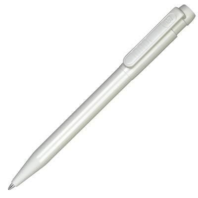 Branded Promotional PIER EXTRA BALL PEN in White with White Trim Pen From Concept Incentives.