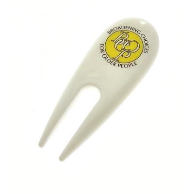 Branded Promotional PLASTIC GOLF REPAIR TOOL Golf Tool From Concept Incentives.