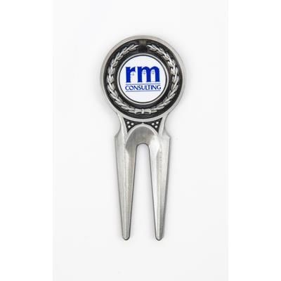 Branded Promotional ANTIQUE FLAT GOLF FORK Golf Pitch Fork From Concept Incentives.