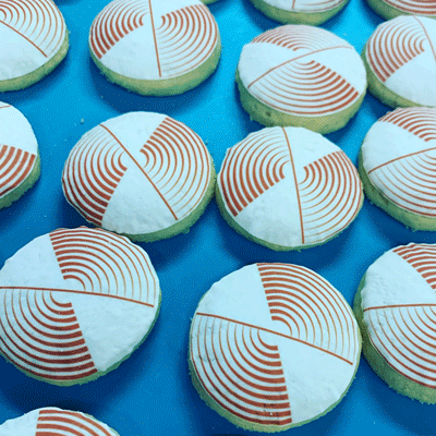 Branded Promotional ICED LOGO SHORTBREAD BISCUIT Biscuit From Concept Incentives.