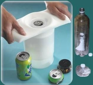 Branded Promotional PLASTIC CAN & BOTTLE CRUSHER Can Crusher From Concept Incentives.