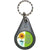 Branded Promotional PLASTIC BACKING KEYRING Keyring From Concept Incentives.