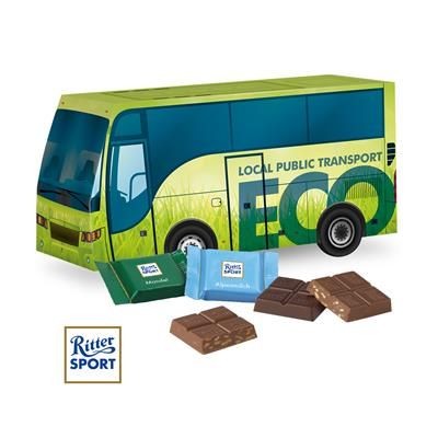 Branded Promotional PERSONALISED CHOCOLATE 3D COACH GIFT BOX Chocolate From Concept Incentives.