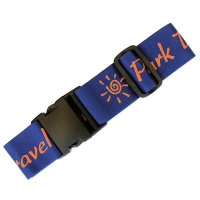 Branded Promotional PRINTED LUGGAGE STRAP Luggage Strap From Concept Incentives.