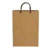 Branded Promotional PLUTO A4 SIZE BROWN KRAFT RECYCLABLE PAPER CARRIER BAG Bag From Concept Incentives.