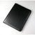 Branded Promotional MALVERN GENUINE LEATHER A4 NON-ZIPPED FOLDER in Black Conference Folder From Concept Incentives.