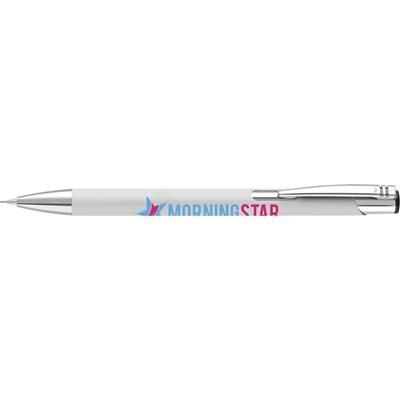 Branded Promotional MOOD SOFTFEEL MECHANICAL PENCIL FULL COLOUR PRINT Pencil From Concept Incentives.