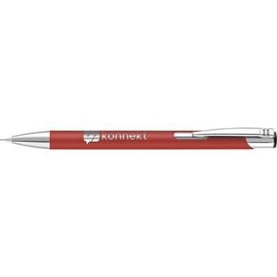 Branded Promotional MOOD SOFTFEEL MECHANICAL PENCIL LASER ENGRAVED Pencil From Concept Incentives.