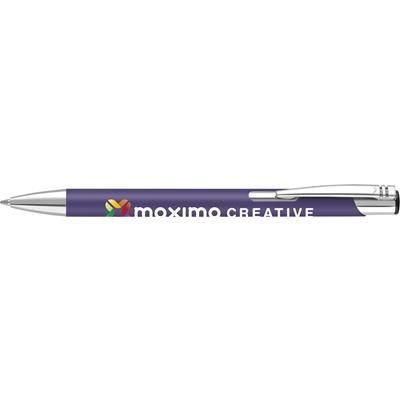 Branded Promotional MOOD SOFTFEEL BALL PEN FULL COLOUR PRINT Pen From Concept Incentives.