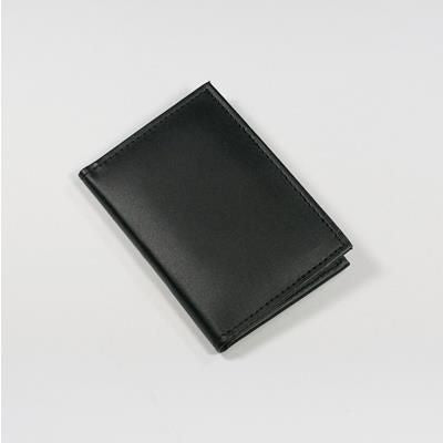 Branded Promotional PU OYSTER CARD HOLDER in Black Season Ticket Holder From Concept Incentives.
