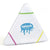 Branded Promotional TRIANGULAR HIGHLIGHTER Highlighter Set From Concept Incentives.