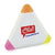 Branded Promotional SMALL TRIANGULAR HIGHLIGHTER Highlighter Set From Concept Incentives.