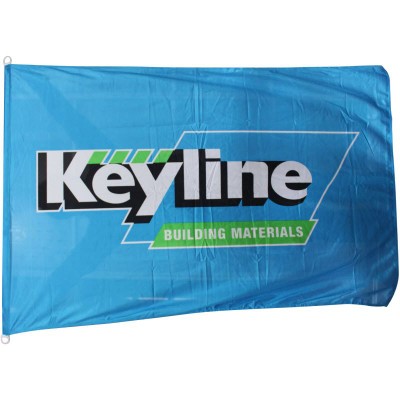 Branded Promotional POLYESTER OUTDOOR FLAG Flag From Concept Incentives.