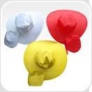 Branded Promotional POP UP FOLDING HAT Hat From Concept Incentives.