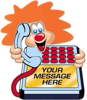 Branded Promotional POSTIE PHONE CHARACTER with Full Colour Print Adman From Concept Incentives.