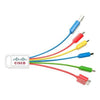 Branded Promotional POWERCOLOUR MULTI-CABLE Cable From Concept Incentives.