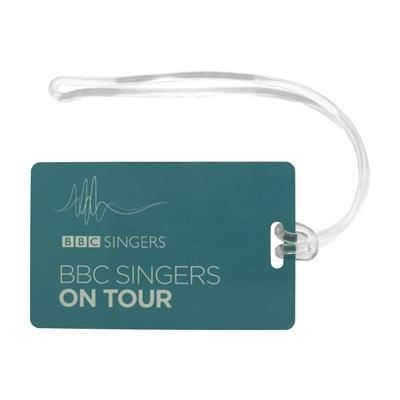 Branded Promotional PRINTED PLASTIC LUGGAGE TAG Luggage Tag From Concept Incentives.