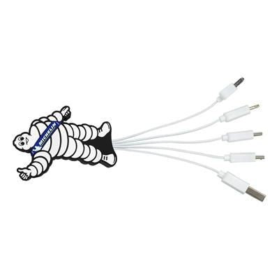 Branded Promotional POWERPVC MULTI-CABLE Cable From Concept Incentives.