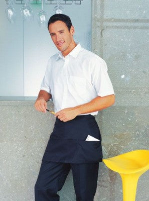 Branded Promotional PREMIER OPEN POCKET WAIST APRON Apron From Concept Incentives.
