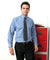 Branded Promotional PREMIER LONG SLEEVE POPLIN SHIRT Shirt From Concept Incentives.