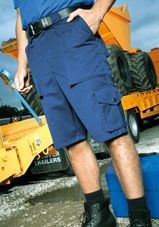 Branded Promotional PREMIER WORK SHORTS Shorts From Concept Incentives.
