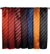 Branded Promotional PREMIER FOUR STRIPE BUSINESS SCARF Scarf From Concept Incentives.