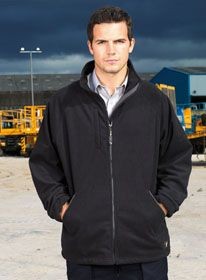 Branded Promotional PREMIER WINDCHECKER FLEECE JACKET Fleece From Concept Incentives.