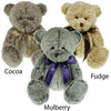 Branded Promotional 25CM PREMIER BEAR with Bow Soft Toy From Concept Incentives.