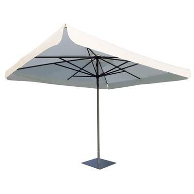 Branded Promotional PREMIUM ALUMIMIUM PARASOL - ANTHRACITE GREY FRAME Parasol Umbrella From Concept Incentives.